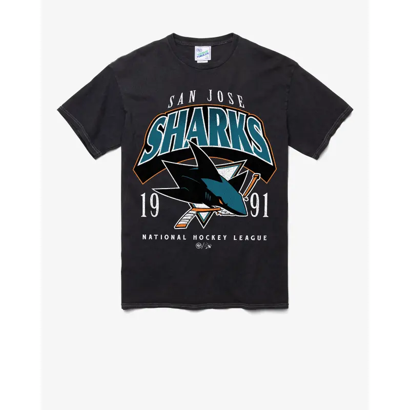 SAN JOSE SHARKS LOCKER VINTAGE '47 TUBULAR TEE