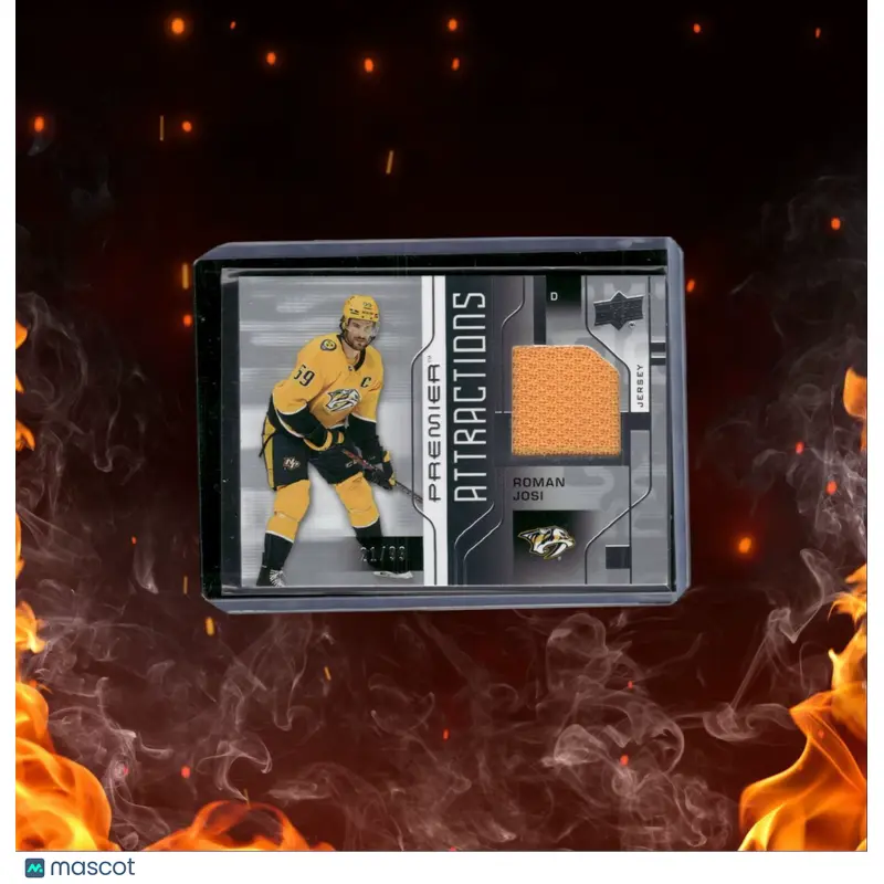2022-23 Upper Deck Premier Roman Josi Attractions Jersey 21/99 #104