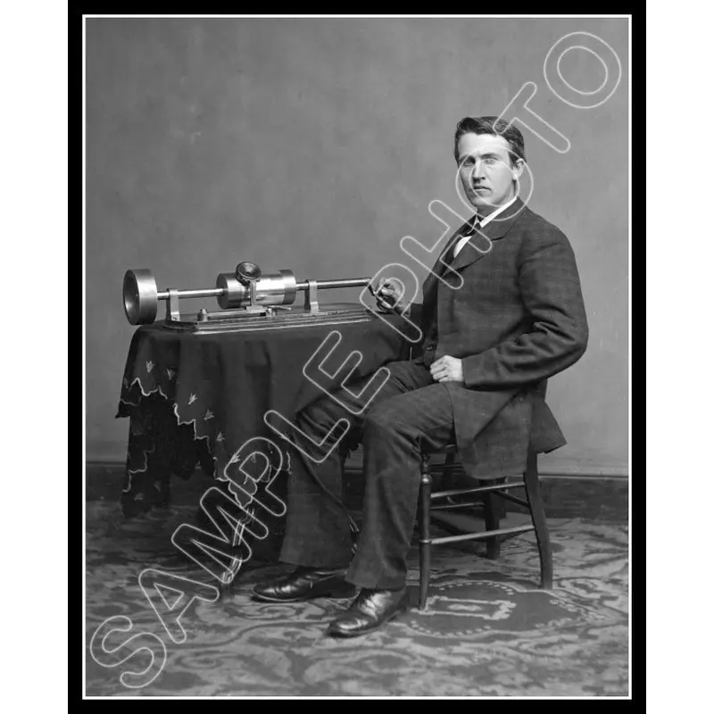 1878 Thomas Edison 8X10 Photo - 2759