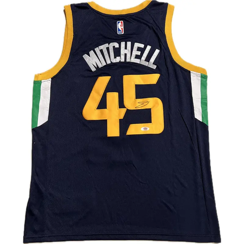 Donovan Mitchell signed jersey PSA/DNA Utah Jazz Autographed
