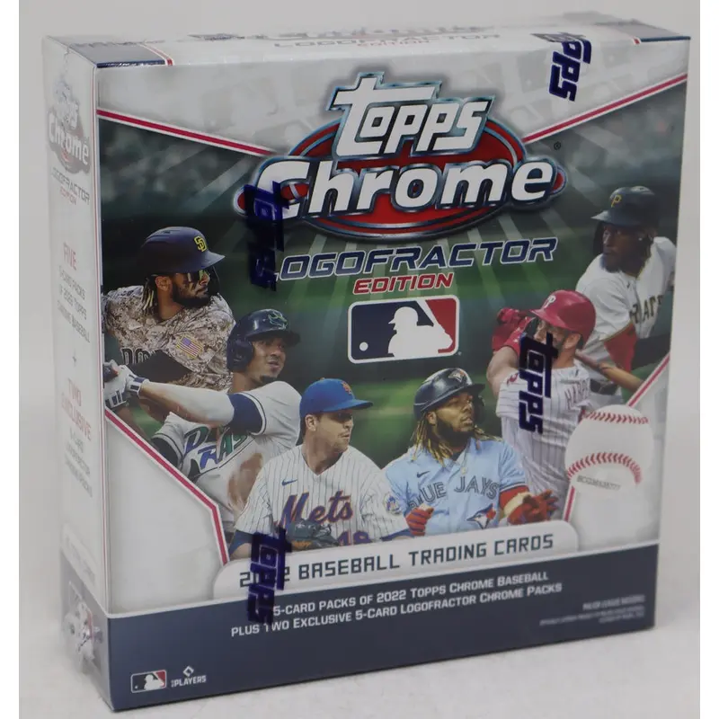 2022 Topps Chrome LogoFractor Baseball Box (5/5 and 2/5)