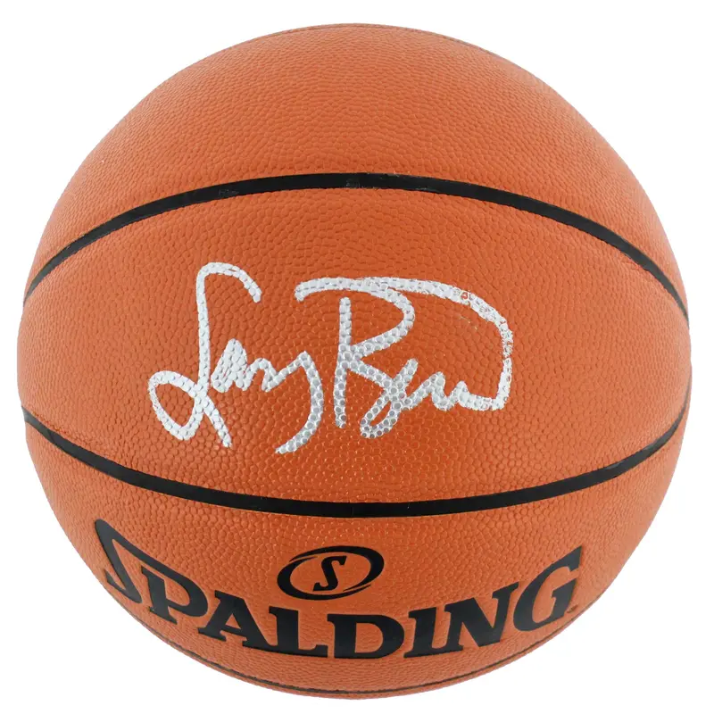 Celtics Larry Bird Authentic Signed Spalding Basketball BAS Witnessed