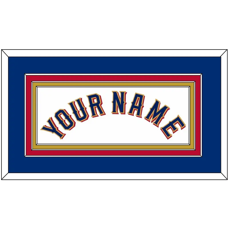 Texas Name - Home White - Triple Mat 2