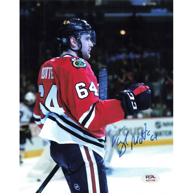 Tyler Motte signed 8x10 Photo PSA/DNA Chicago Blackhawks Autographed