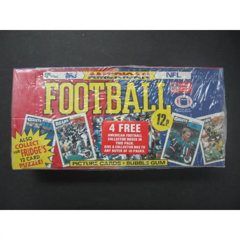 1987 Topps American UK Football Unopened Box