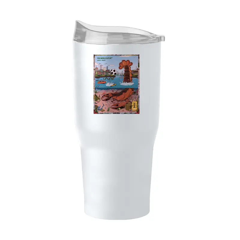 FIFA 30oz Boston Poster Powder Coat Tumbler