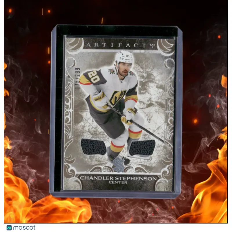 2024-25 Upper Deck Artifacts Chandler Stephenson Dual Jersey Gold 175/299 #18