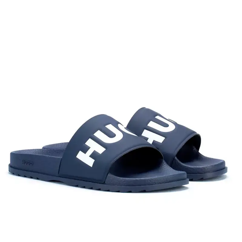 HUGO BOSS MENS SANDALS BLUE MATCH IT SLID RBLG 50471366405