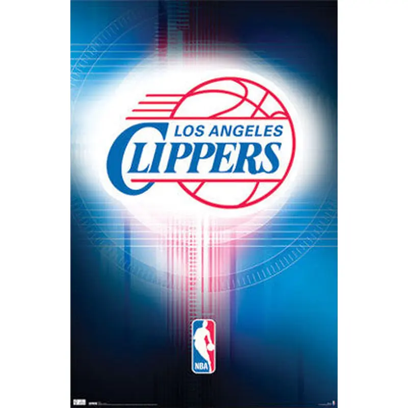Los Angeles Clippers NBA Team Logo Poster - Costacos Sports
