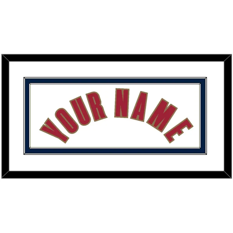 Cleveland Name - Home White (2003-2010) - Double Mat 1