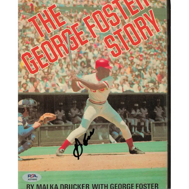 George Foster Signed 8x10 Photo PSA/DNA Cincinnati Reds Autographed