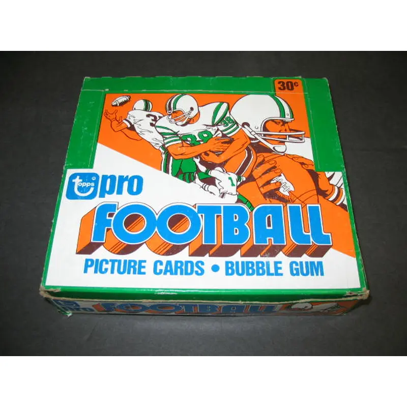 1978 Topps Football Unopened Cello Box