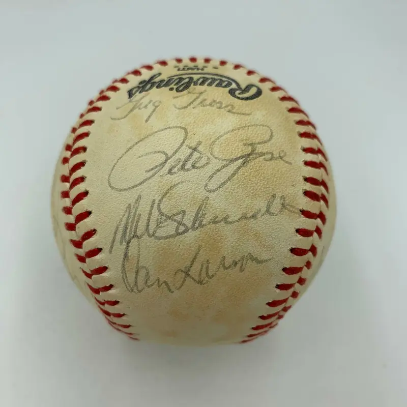 1980 Philadelphia Phillies World Series Champs Team Signed Baseball With JSA COA