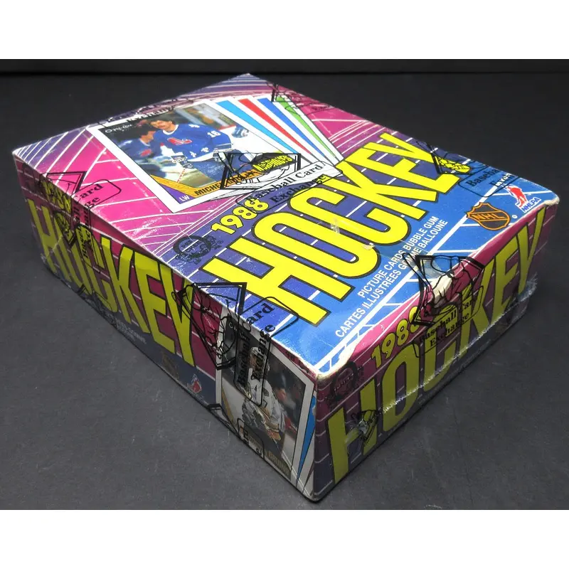 1987/88 OPC O-Pee-Chee Hockey Unopened Wax Box (BBCE) (A14377)