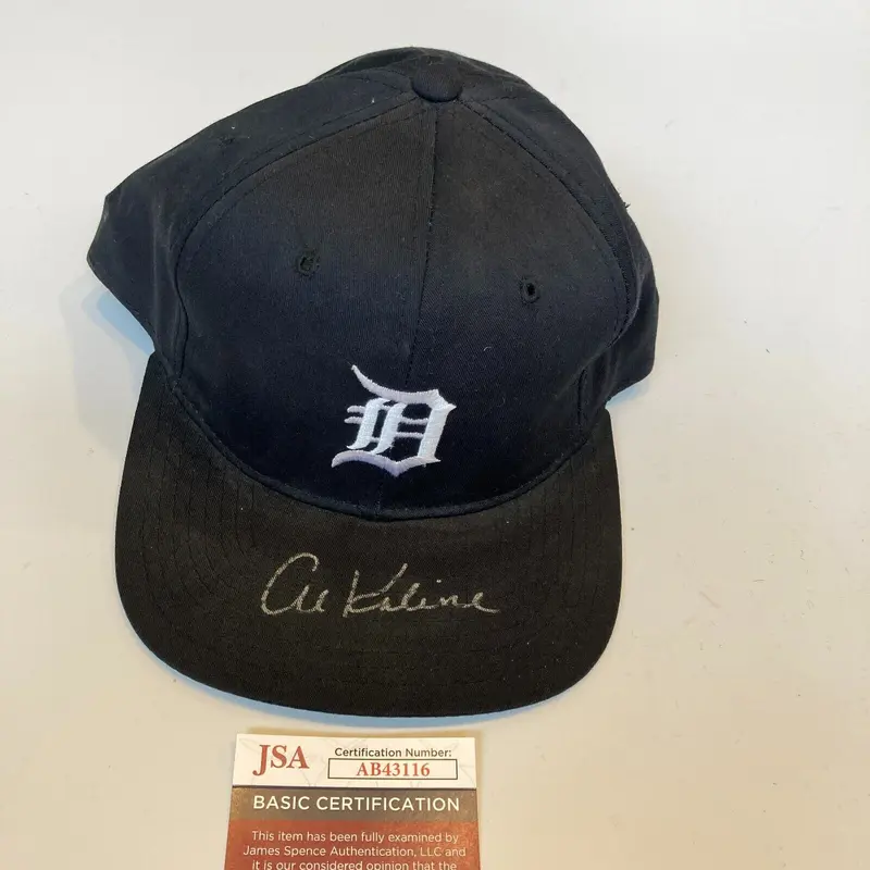 Al Kaline Signed Authentic Detroit Tigers Baseball Hat JSA COA