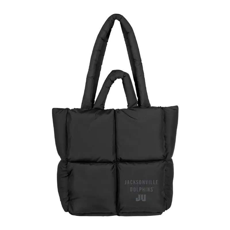 Jacksonville Black Puff Tote