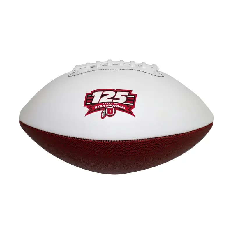 Utah 125th Anniversary Official-Size Autograph Football
