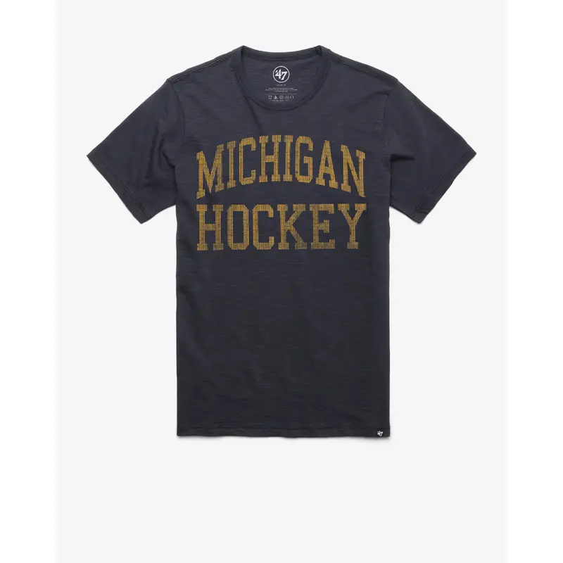 MICHIGAN WOLVERINES CLASSIC BLOCK '47 SCRUM TEE