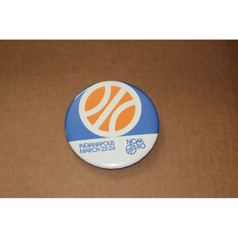 1980 NCAA Basketball Indianapolis Final 4 Pinback Button, Purdue