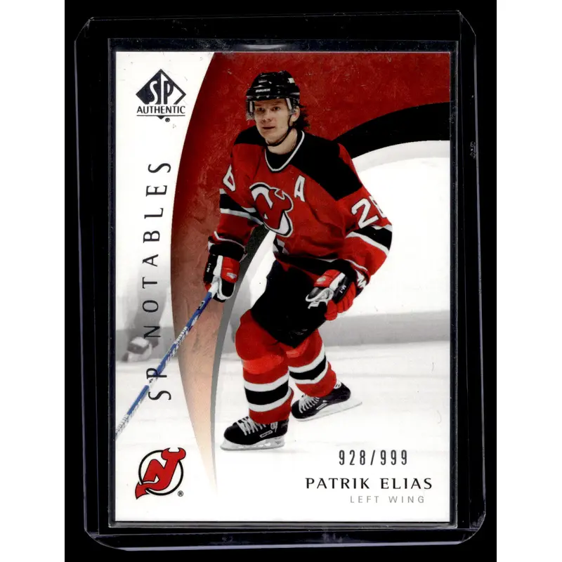 2005-06 Upper Deck SP Authentic - SP Notables - Patrik Elias #124 /999