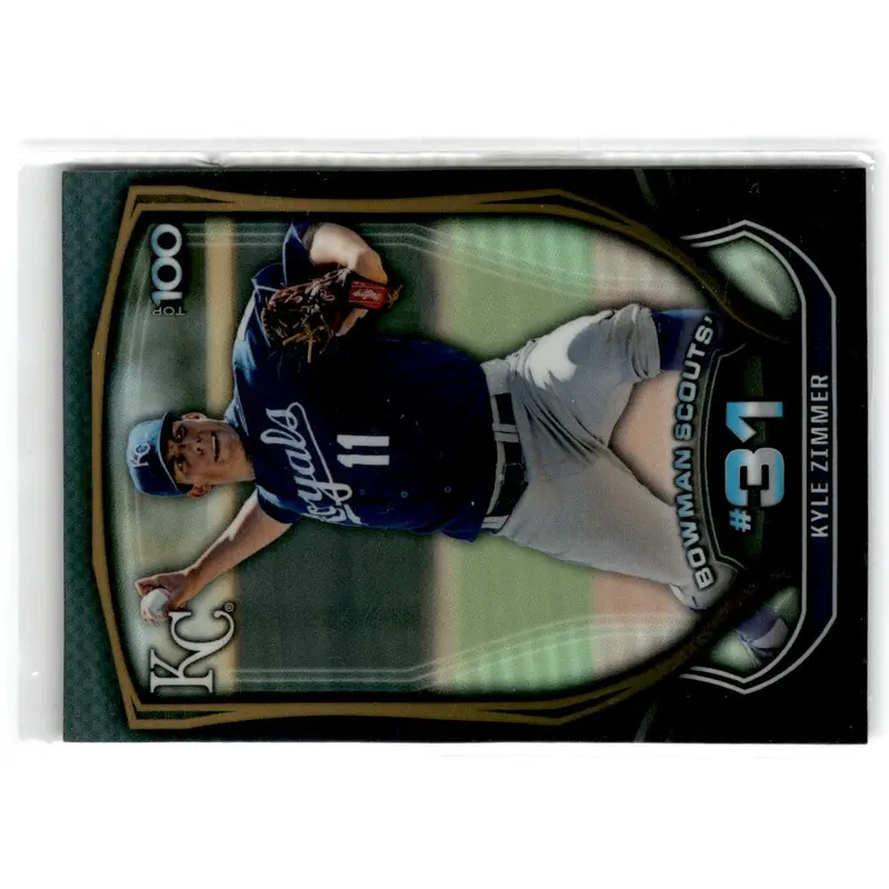 2015 Bowman Scouts Top 100 Kyle Zimmer #BTP-31