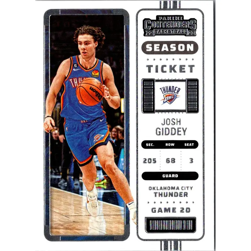 2022 Panini Contenders Season Ticket Josh Giddey #16