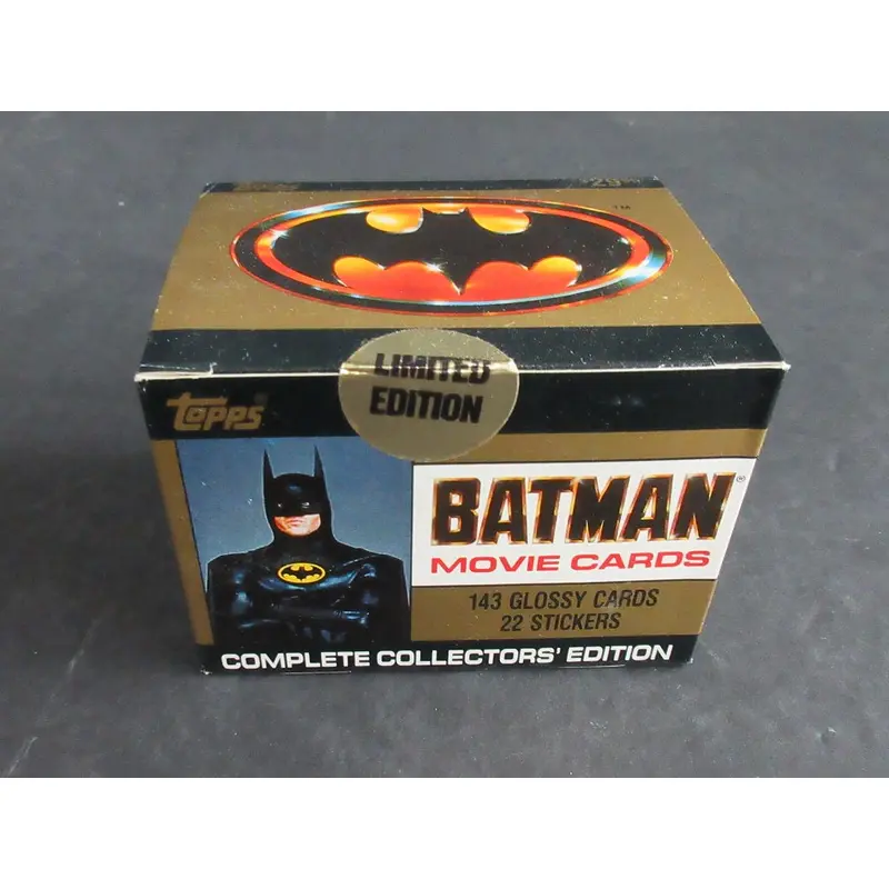 1989 Topps Batman Movie Cards 1st Series Factory Set