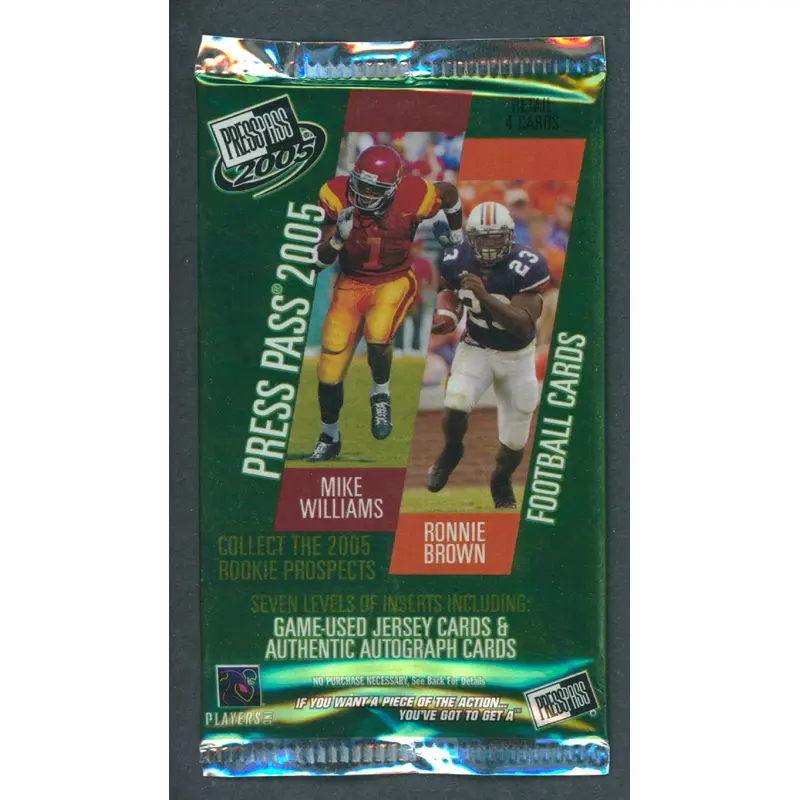 2005 Press Pass Football Unopened Pack (Retail)