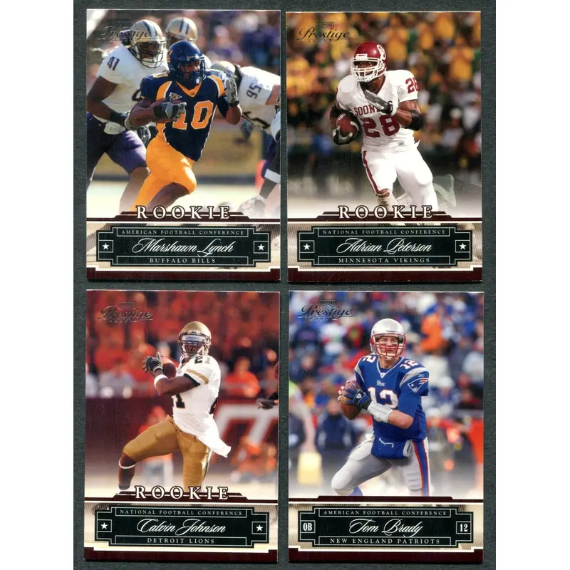 2007 Playoff Prestige Football Complete Set NM/MT (250) (23-210)
