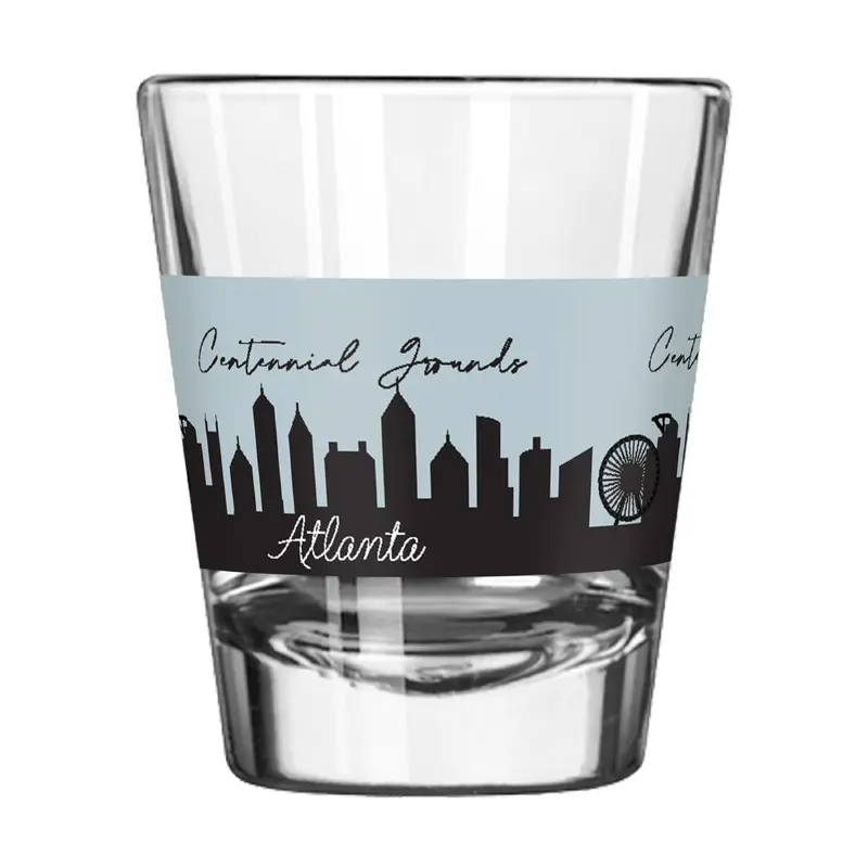 Centennial Grounds 2oz Skyline Shot Glass
