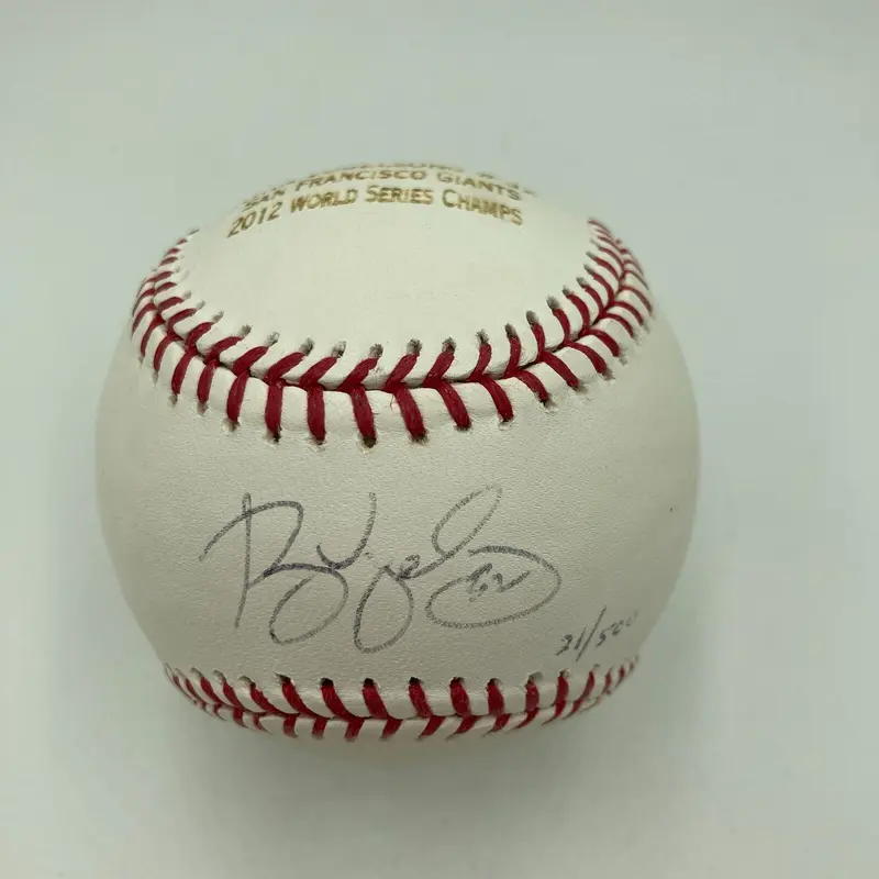 Ryan Vogelsong Signed Major League Baseball 2012 W.S. Champs PSA DNA COA