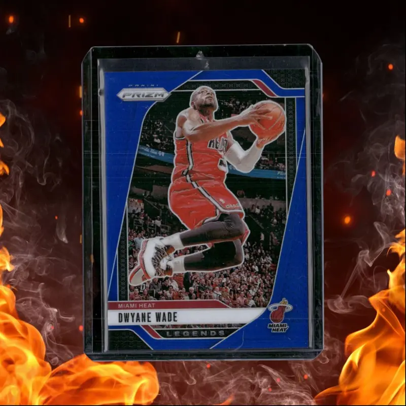 2024-25 Panini Prizm Dwayne Wade Blue Prizm 132/199 #276