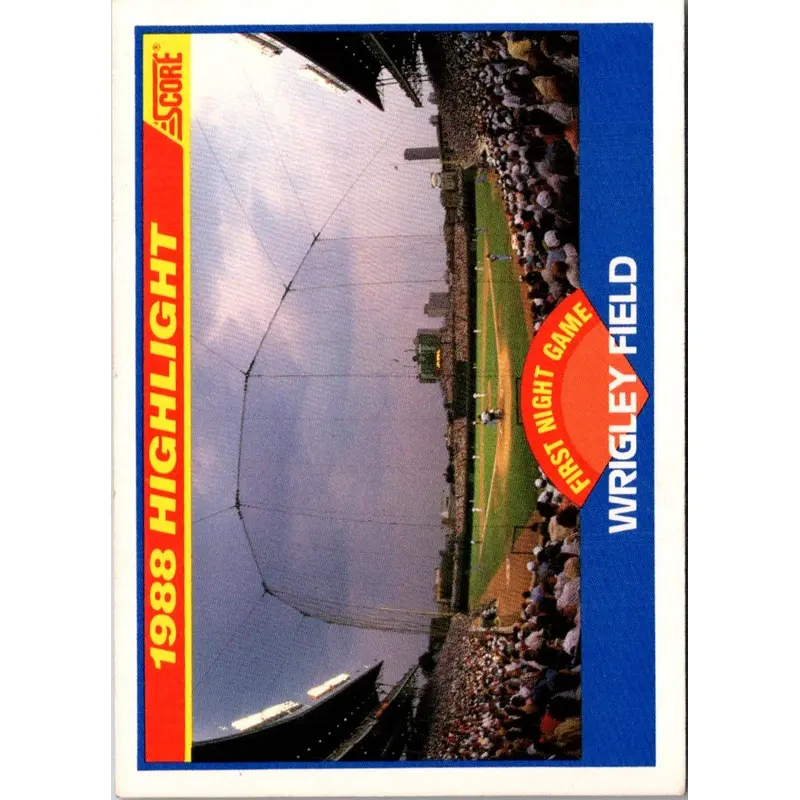 1989 Score Wrigley Field #652