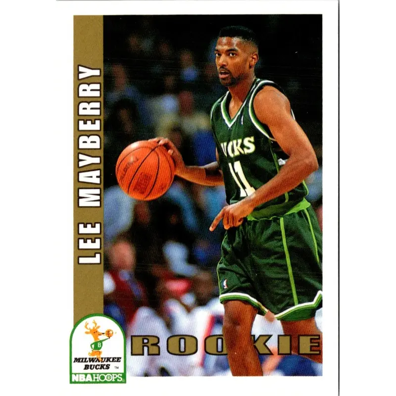 1992 Hoops Lee Mayberry #419 Rookie