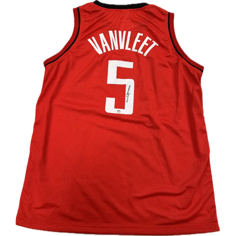 Fred VanVleet Signed Jersey PSA/DNA Houston Rockets Autographed