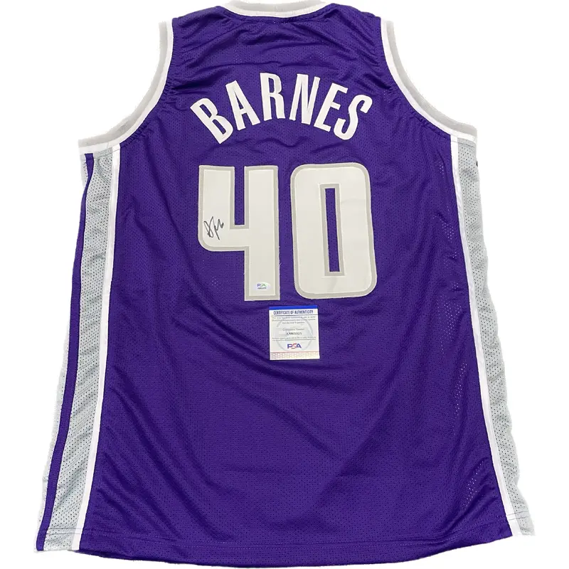 Harrison Barnes Signed Jersey PSA/DNA Sacramento Kings Autographed