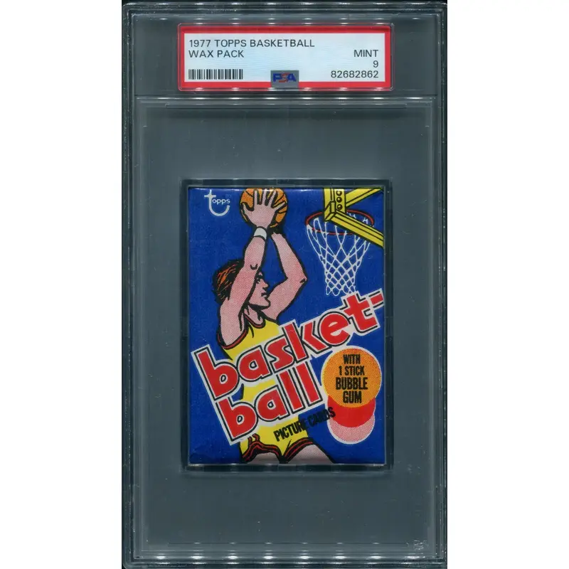 1977 1977/78 Topps Basketball Unopened Wax Pack PSA 9 *2862