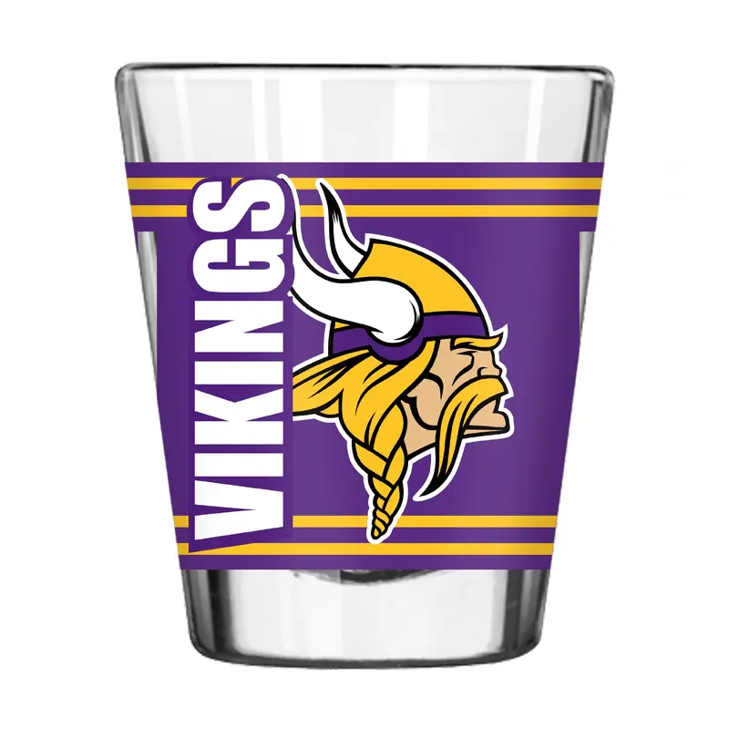 Minnesota Vikings 2oz Hero Shot Glass