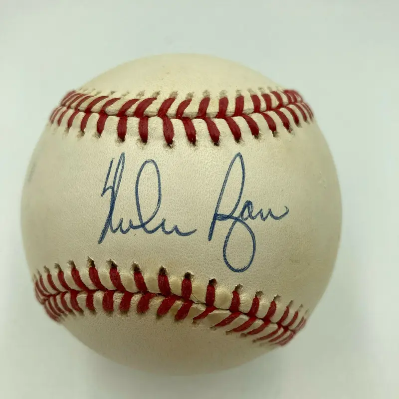 Nolan Ryan Signed Official American League Baseball With JSA Sticker