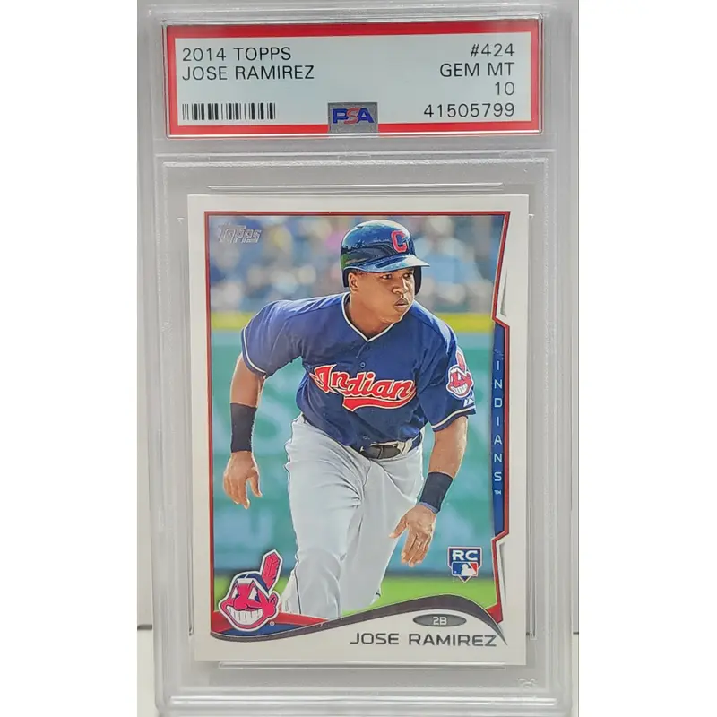 Jose Ramirez 2014 Topps #424 RC PSA 10 Gem Mint