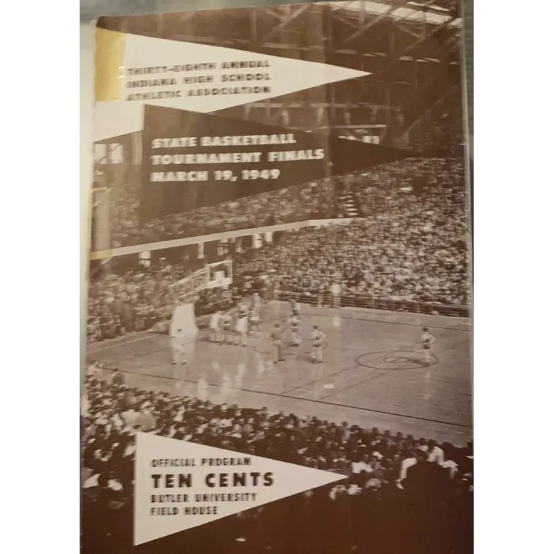 1949 Indiana High School Basketball State Finals Program