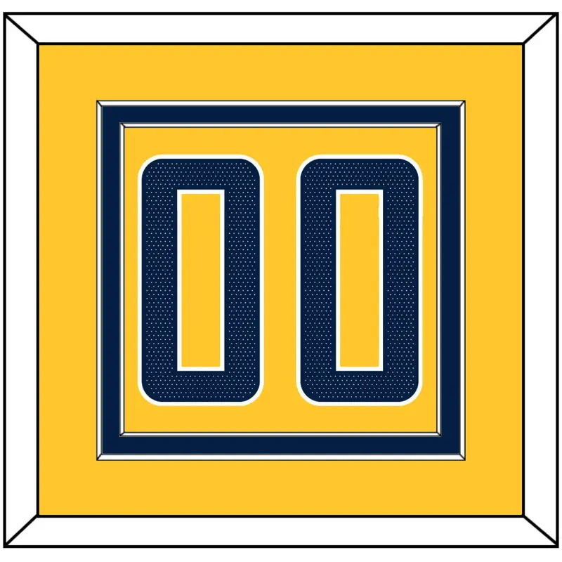 Indiana Number - Gold Statement - Double Mat 2