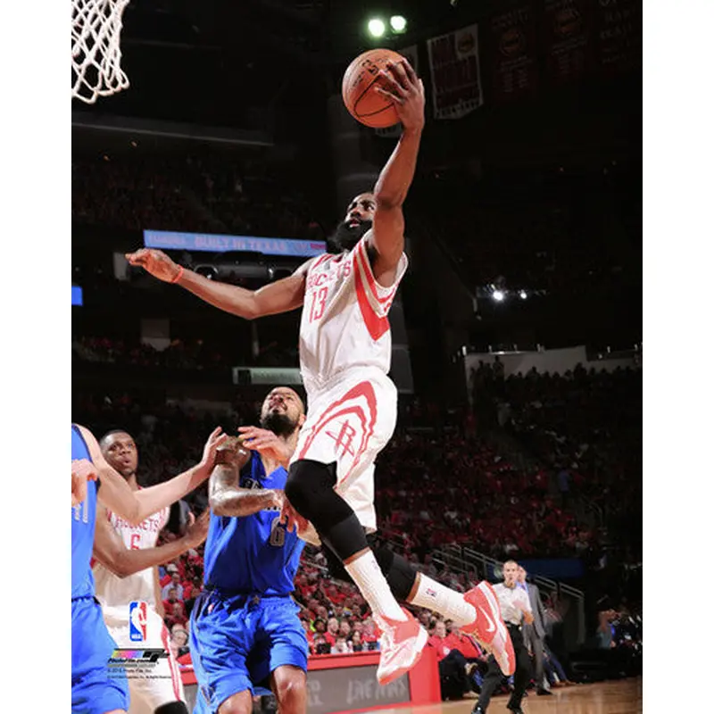 James Harden "Launch" Houston Rockets NBA Action Premium Poster Print - Photofile 16x20