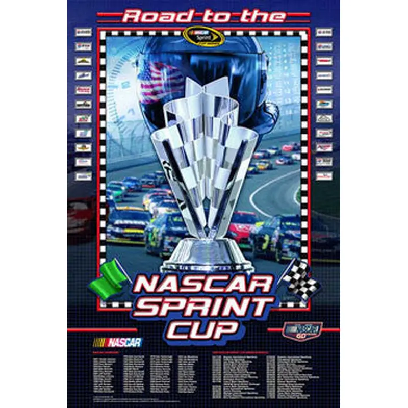 NASCAR Sprint Cup 2008 Official Poster - Action Images 2008