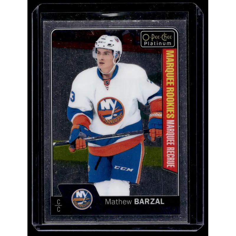 2016-17 Upper Deck O-Pee-Chee Platinum - Marquee Rookies - Mathew Barzal #188 RC