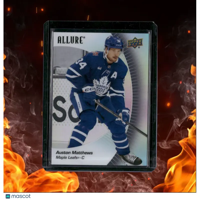 2023-24 Upper Deck Allure Auston Matthews Black Rainbow #48