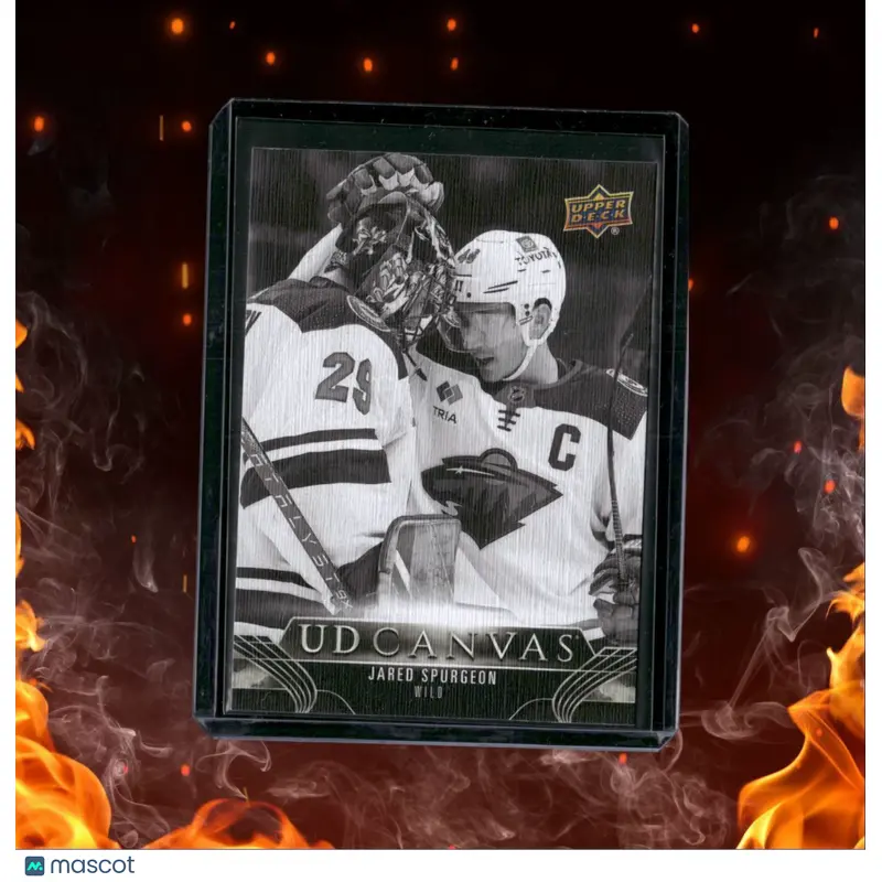 2023-24 Upper Deck Jared Spurgeon Black & White Canvas #C163