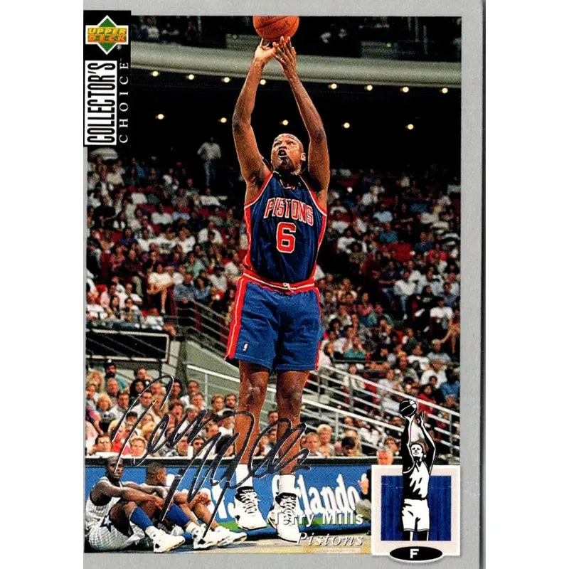 1994 Collector's Choice Silver Signatures Terry Mills #106