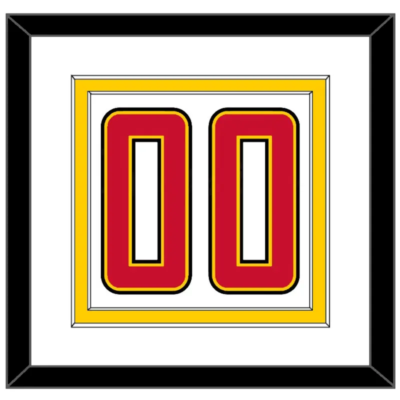 Maryland Basketball Number - Home White (2013-2015) - Double Mat 2