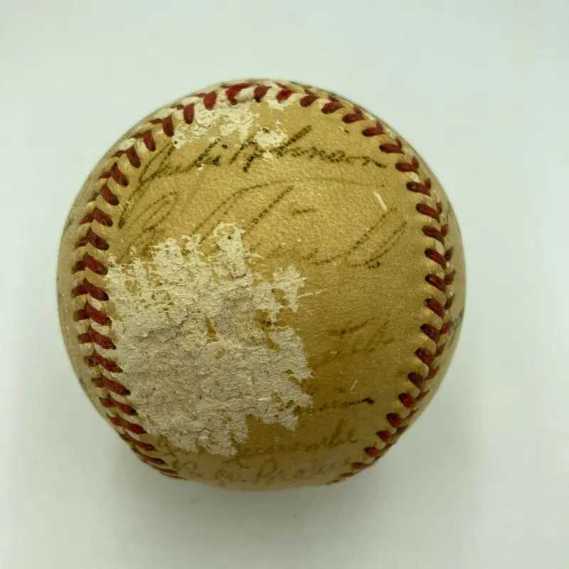 Jackie Robinson & Roy Campanella 1951 Brooklyn Dodgers Team Signed Baseball BAS